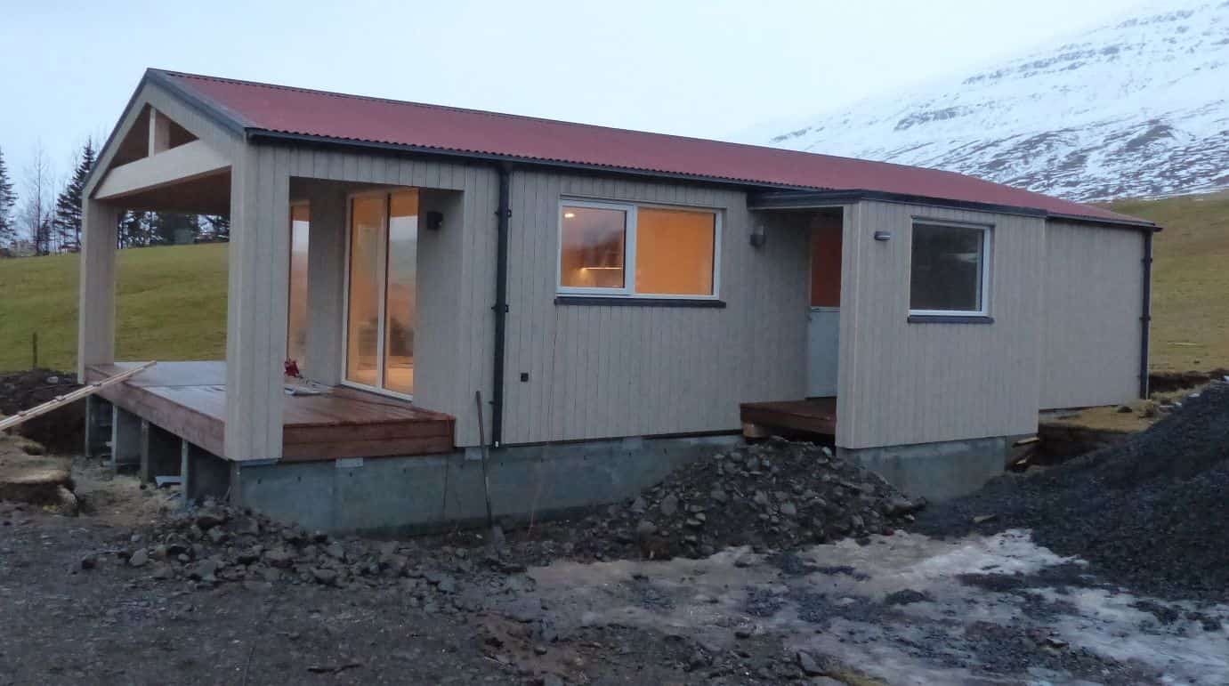 Moduļu mājas projekts Islandē
