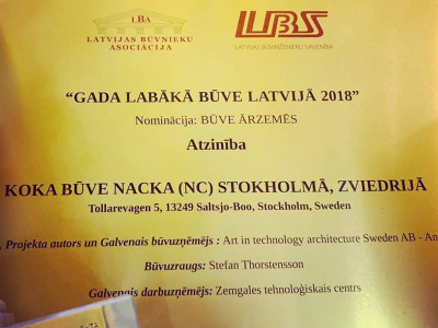 ZTC received awards at Latvian Association of Civil Engineers Competition